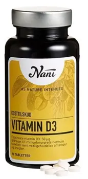 Nani D3 vitamin 90 tab. 62,5 mcg