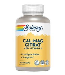 Cal-Mag Citrat m. D-vit. 180 kap.