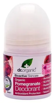 Dr. Organic Deo roll on Pomegranate 50 ml.