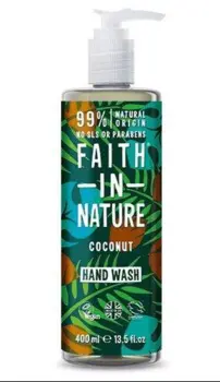 Faith in nature Håndsæbe flydende kokos , 400 ml.