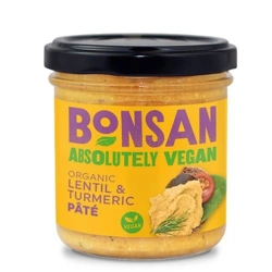 Bonsan Paté Linse/Gurkemeje Ø, 140 g.