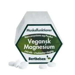 Berthelsen Magnesium vegansk, 240tab