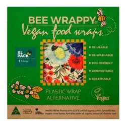 Bee Wrappy Vegan Food Wraps - XL