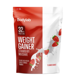 Bodylab Weight Gainer Strawberry Milkshake, 1,5kg.