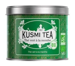 Kusmi Spearmint green tea Øko, 100g.