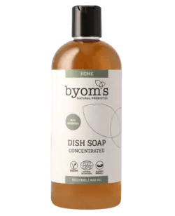 Byoms Home Probiotic Dish Soap (Ecocert), 400ml.