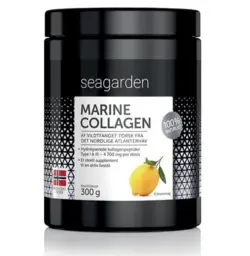 Seagarden Marine Collagen-Citronsmag, 300g. UDLØB 8/10-22