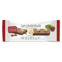 EASIS Lys Chokoladebar med hele nødder 1 stk.