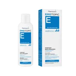 Pharmaceris E EMOTOPIC Hverdags Bads Emulsion, Styrker Den Naturlige Hydrolipid Barriere, 200ml