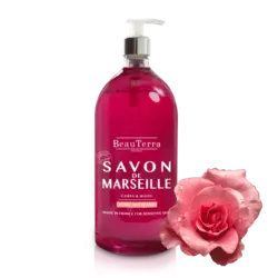 Beau Terra Marseille Liquid Soap - Ancient Rose, 300ml