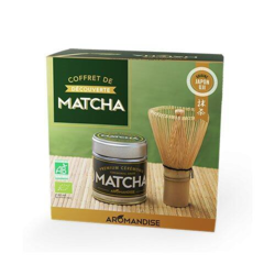 Aromandise Matcha discovery sæt Ø (ceremonial grade matcha te & piskeris)