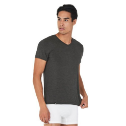 Boody Men's V-Neck T-Shirt Dark Marl str. M