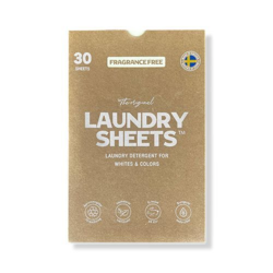 Laundry Sheets Fragrance Free 30stk