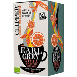 Clipper Earl Grey Te m. Appelsin Ø, 20br