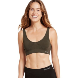 Boody Padded Shaper Crop Bra Dark Olive str. XS