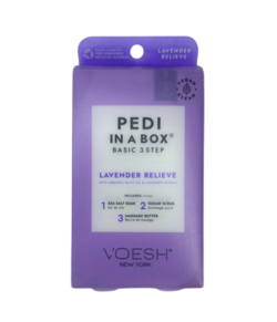 Voesh Pedi in a Box, Lavender Relieve