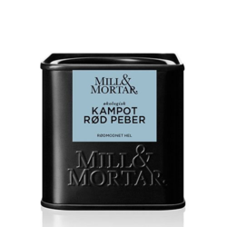 Mill & Mortar Kampot Rød Peber Ø, 50g.