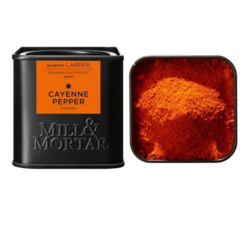 Mill & Mortar Cayenne peber stødt Ø, 45g.