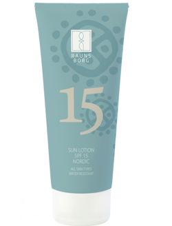 Raunsborg Nordic Sun Lotion SPF15, TRAVEL SIZE 75ml.