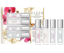 Clean Reserve Travel Spray Layering Collection 2024, 4 x5ml.