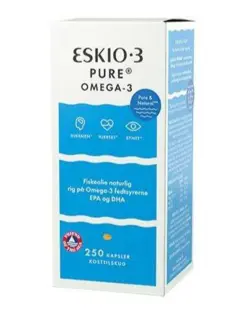 Eskio-3 fiskeolie 250 kapsler