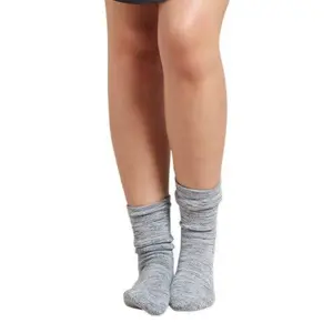 Boody Women's Chunky Bed Sock Dove/Storm Space Dye