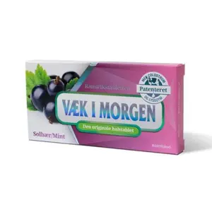 Væk i morgen m. solbær & mint, 20tab