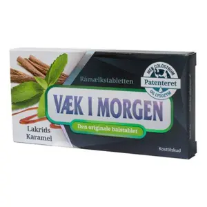 Væk i morgen m. lakrids & karamel