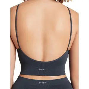 Boody Ribbed Low Back Bra Storm str. S Lyolyte