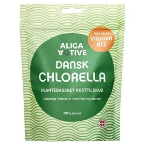 Aliga Aqtive Dansk Chlorella pulver, 200g