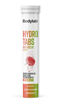 Bodylab Hydro Tabs (1x20 stk) Watermelon (koffeinfri)