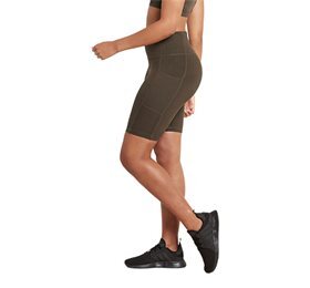 Boody Motivate 8" High-Waist Shorts Dark Olive str. L