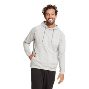 Boody Men's Weekend Pullover Hoodie Grey Marl str. S