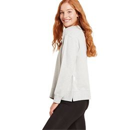 Boody Women's Weekend Crew Pullover Grey Marl str. S