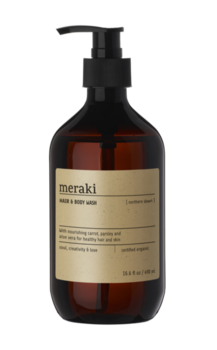 Meraki Hair & body wash, Northern Dawn, 490ml.