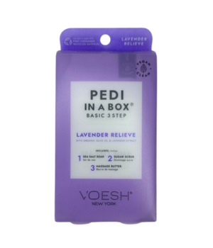 Voesh Pedi in a Box, Lavender Relieve