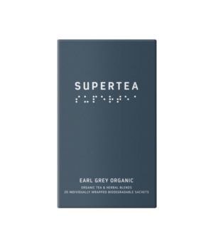 Supertea  Earl Grey Øko Tebreve, 20stk.