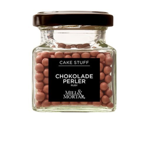 Mill & Mortar Chokolade Perler Ruby, 45g.