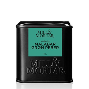 Mill & Mortar Malabar Grøn Peber Ø, 25g.