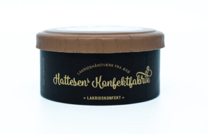 Hattesens Konfektfabrik Konfektæske, mix choko/lakrids/mokka, 125g.