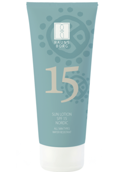 Raunsborg Nordic Sun Lotion SPF15, TRAVEL SIZE 75ml.