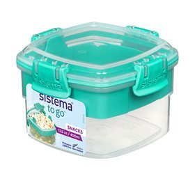 Sistema Snack to go box 2 rum 400 ml, ass. farver, 1stk.