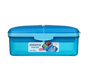 Sistema Madkasse slimline quaddie 1,5L, ass. farver, 1stk.