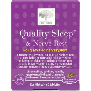 New Nordic Quality Sleep & Nerve Rest, 60tab.