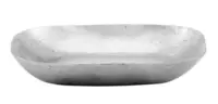 Meraki Bakke, Sølv finish, l: 11.5 cm, w: 11.5 cm, h: 2 cm.