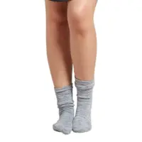 Boody Women's Chunky Bed Sock Dove/Storm Space Dye