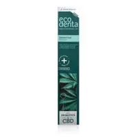 Ecodenta Tandpasta SENSITIVE m. CBD & probiotics, 75ml