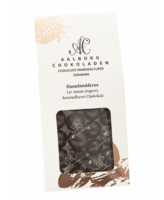 Aalborgchokoladen Chokolade Hasselnødder m/saltkaramel, 90g.