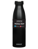 Sistema Drikkedunk m/termo steel, Black, 500ml.