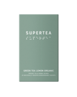 Supertea Green Tea Lemon Øko Tebreve, 20stk.